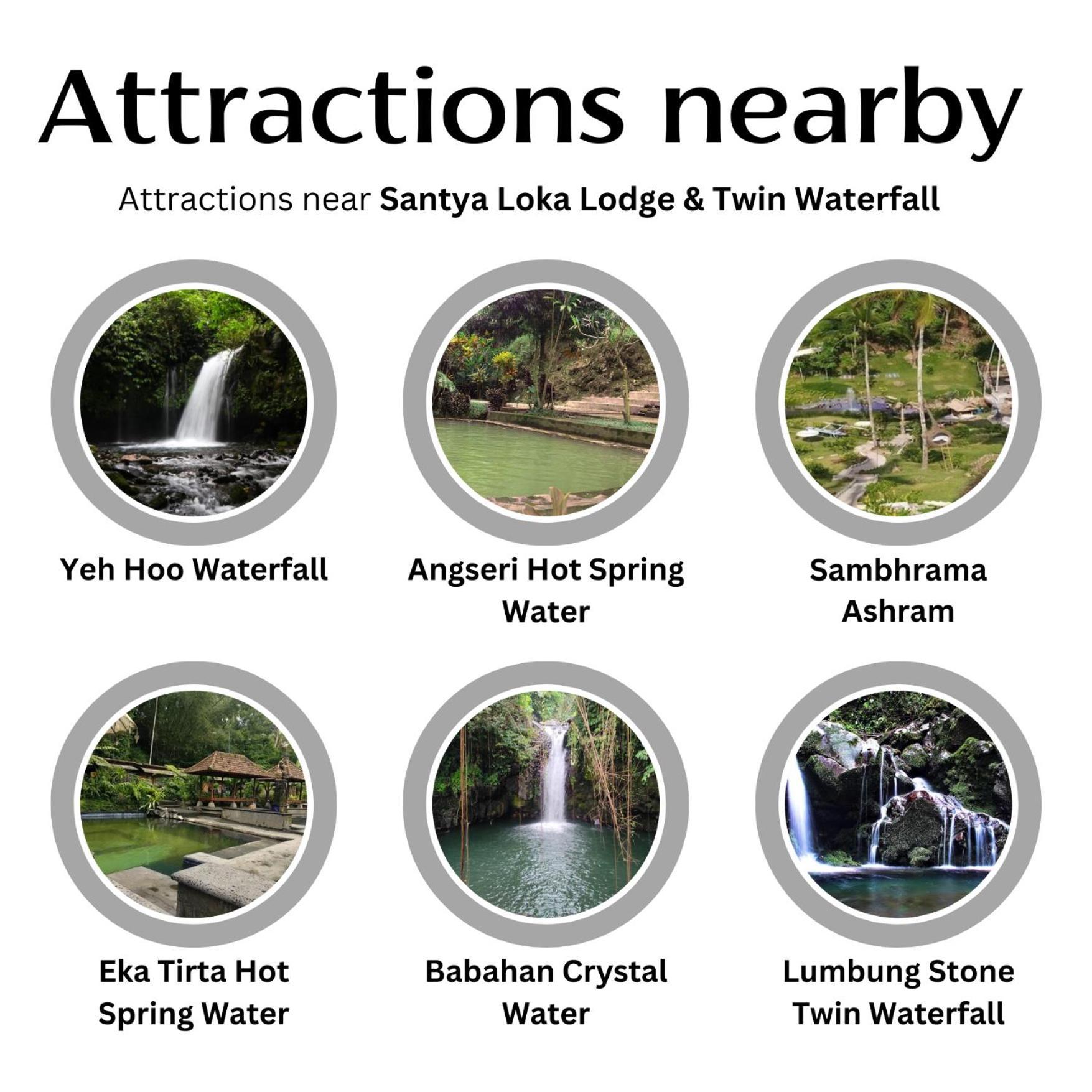 Santya Loka Lodge & Twin Waterfall Джатилувих Екстериор снимка